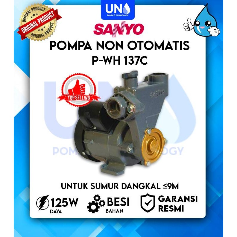 Pompa air Sanyo PWH137C