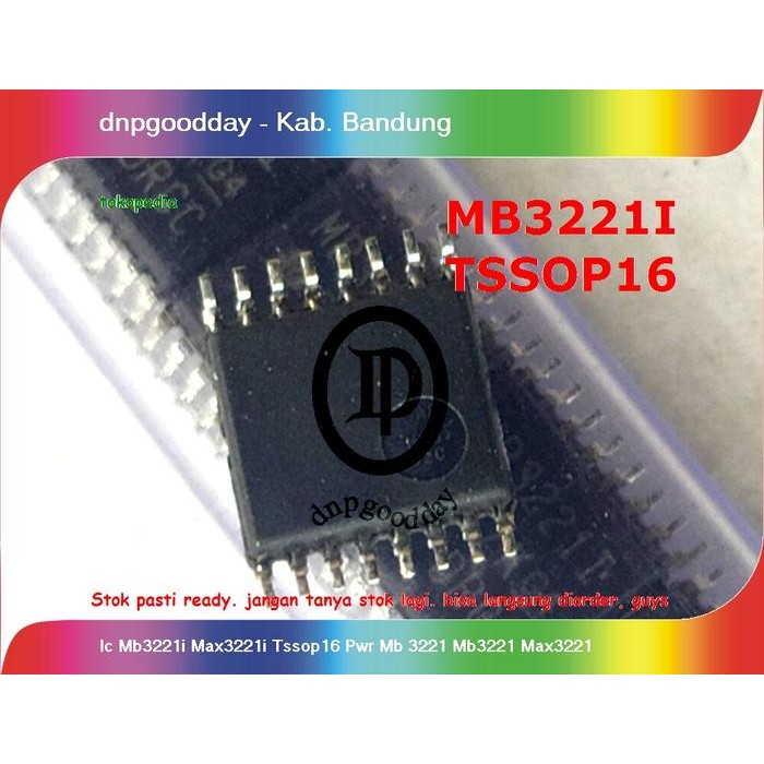 Mutu- Ic Mb3221I Max3221I Tssop16 Pwr Mb 3221 Mb3221 Max3221