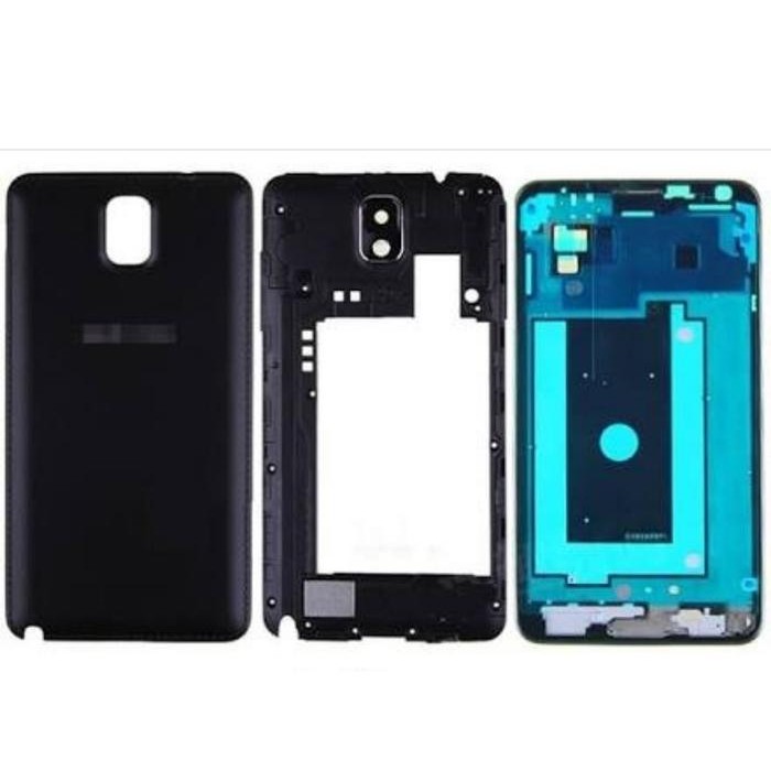 Mutu- Housing Casing Bezel Fullset Samsung Galaxy Note 3 Sm N900 N9005 Ori
