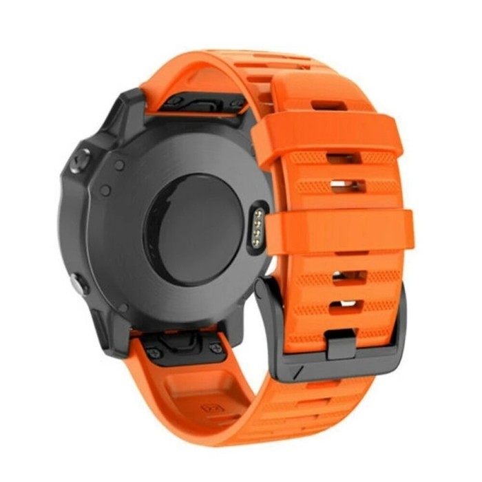 Siap- Ori Tali Strap Jam Silikon Rubber Garmin Watch Fenix 5X 5X Plus 6X 6X
