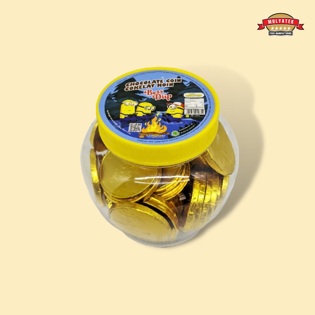 

Bess Diip Minions Chocolate Coin Snack Coklat Koin Minion Ukuran Besar 50 pcs