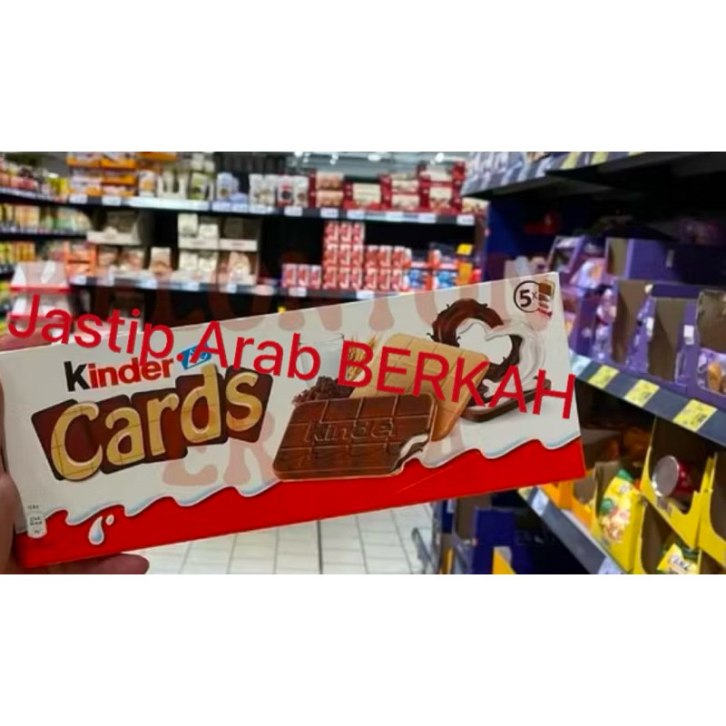 

KINDER CARDS [READY STOCK] [Asli Saudia Arabia] 128gr