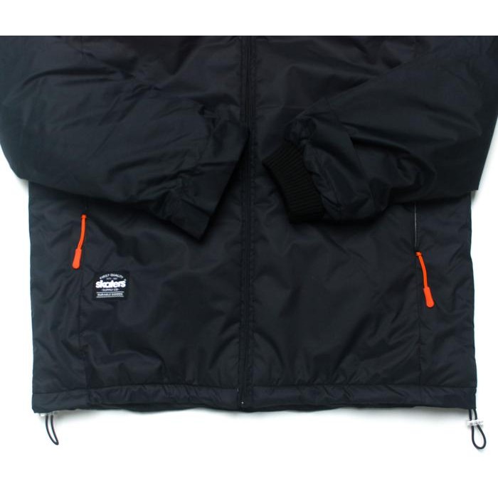 Jaket Skaters Ws Parka Wg043 Abu Orange Hitam Best Seller