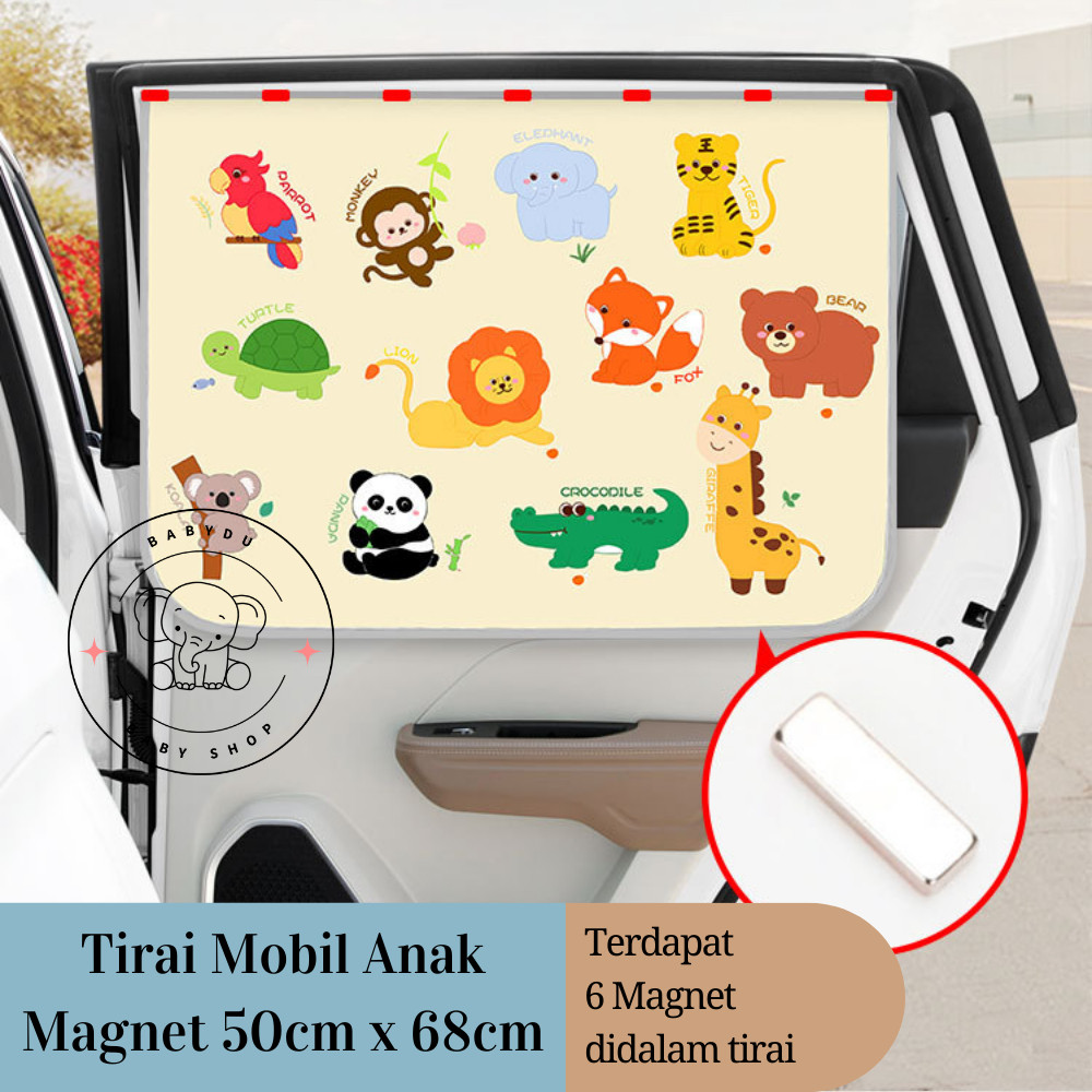 Babydu Tirai Mobil Sun Shield Car Curtain UV Sun Shield Series F
