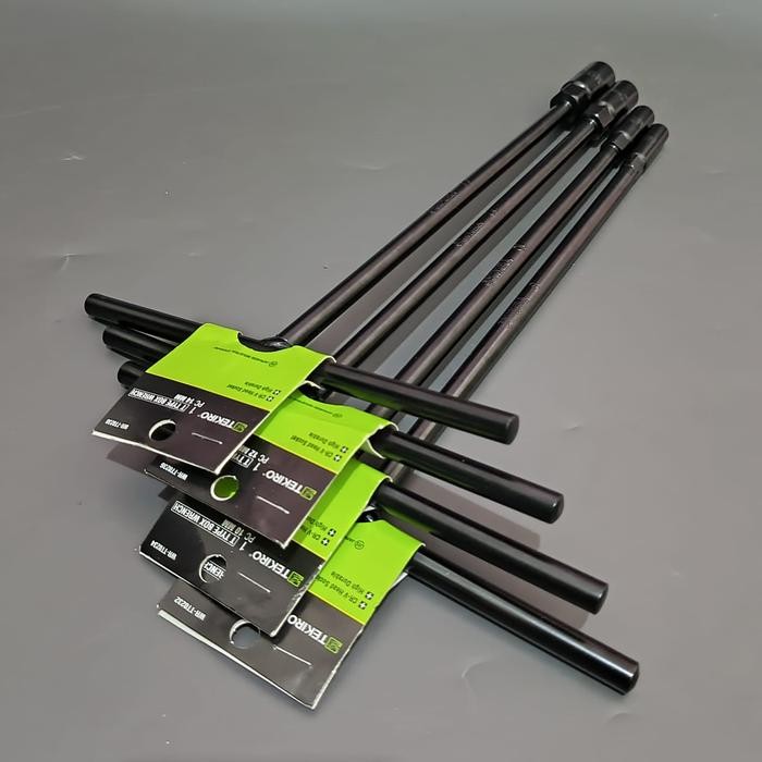 Sukkiystrore Tekiro Kunci Sock T Set / Sok T Fullset 8 - 10 - 12 - 14 Mm + Kunci L Long + L Bintang