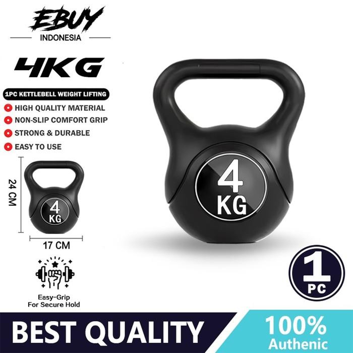 KettleBell 4 KG Barbell 4 KG/ Dumbell / Dumbell 4kg Weight Lifting Barbel Dumbell 2kg Kettle Bell