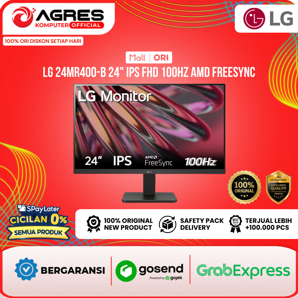 LG LED MONITOR 24MR400-B 24 INCH FHD 100HZ