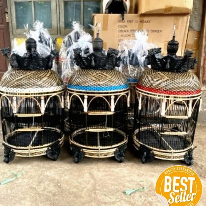 sangkar kandang kutut perkutut model fiber mahkota