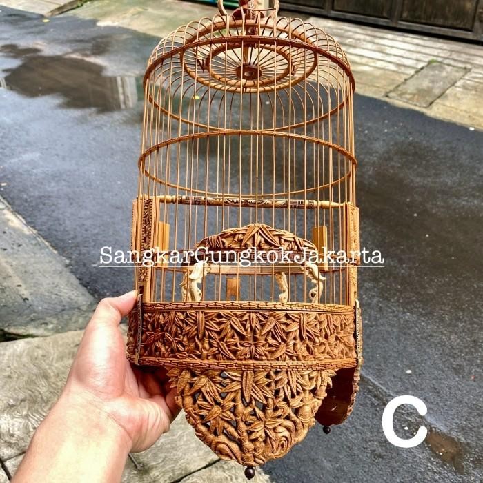 Sangkar Cungkok Pleci D22 Longchim Full Ukir 2D Ori Vietnam