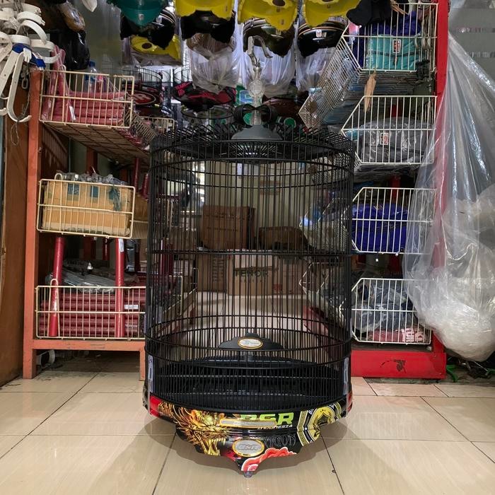 SANGKAR KANDANG MURAI BNR PVC DECAL B&R NAGA DRAGON MERAH LOGO PUSAT