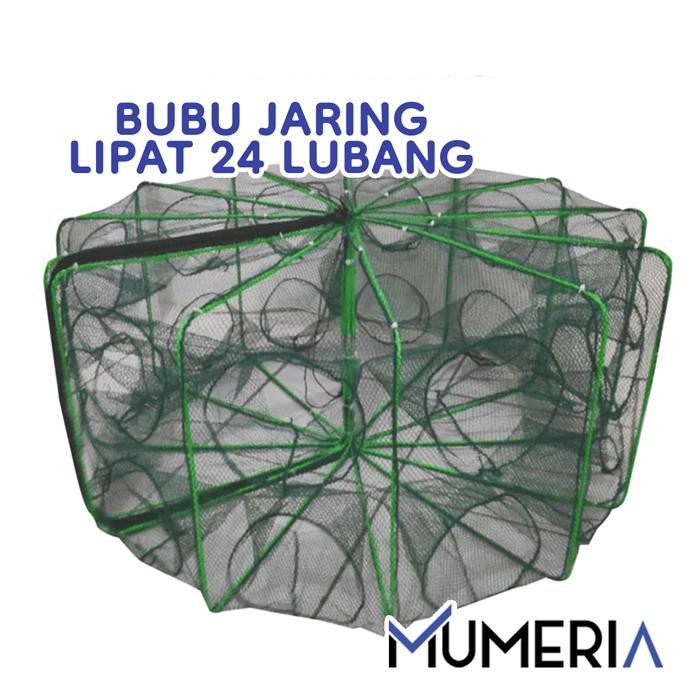 Bubu Perangkap Ikan 24 Lubang Jebakan Jaring Jala Udang Lipat Sungai #Gratisongkir