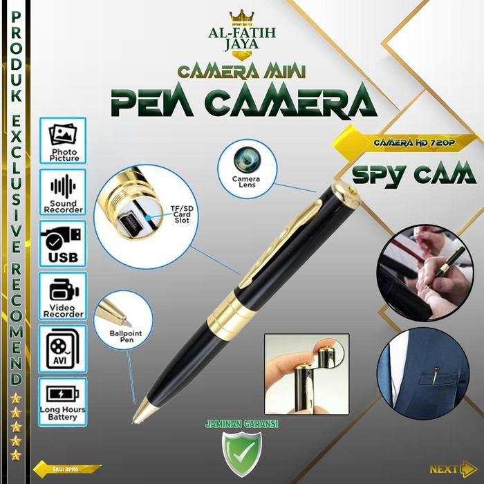 Tepat- Spy Pen Hd Camcorder Spy Pen Camera High Definition 720p Cam Mini