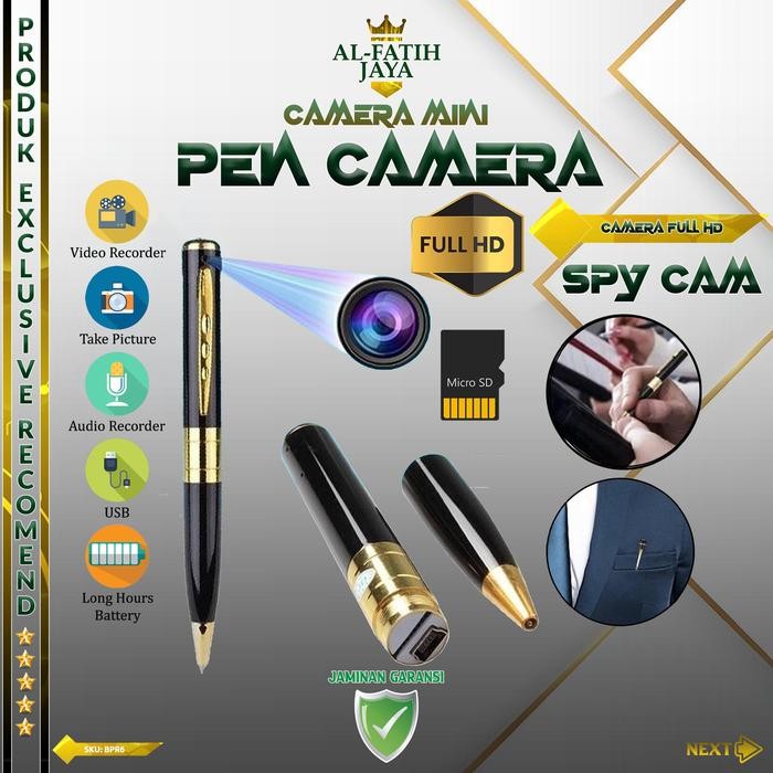 Tepat- Pulpen kamera Spy Camera Pen / Pena Kamera Pengintai