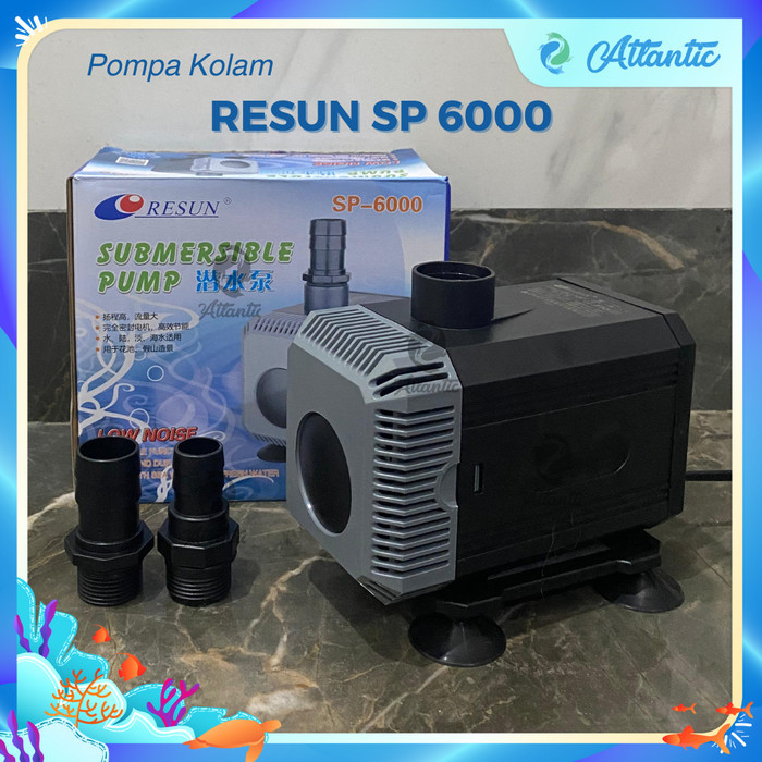 Resun SP-6000 Pompa Air Celup 40 Watt Aquarium Kolam Hidroponik Pompa Low Noise