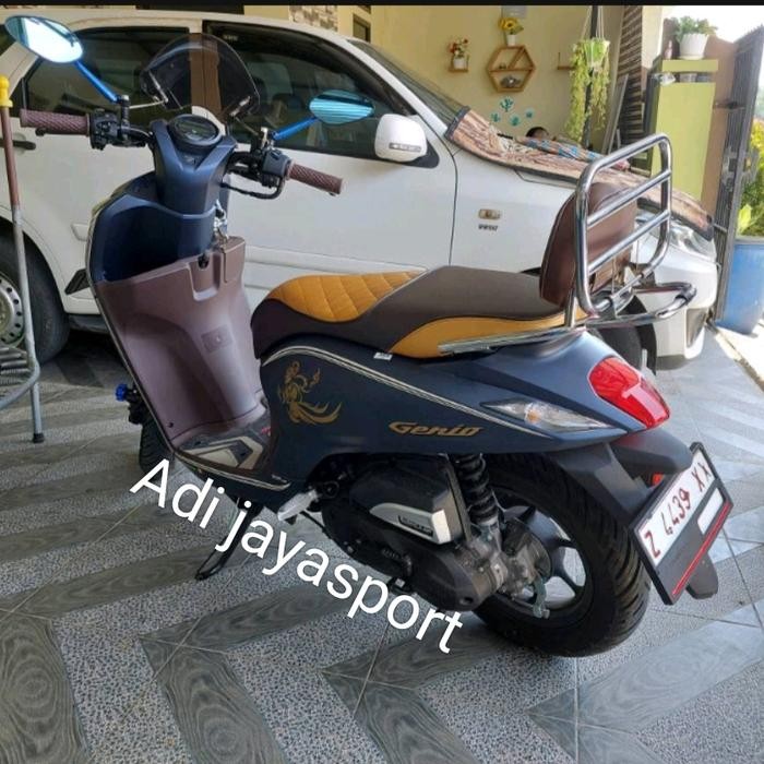 Backrack Sandaran Behel Motor Genio 2022 2023 Aksesoris Genio