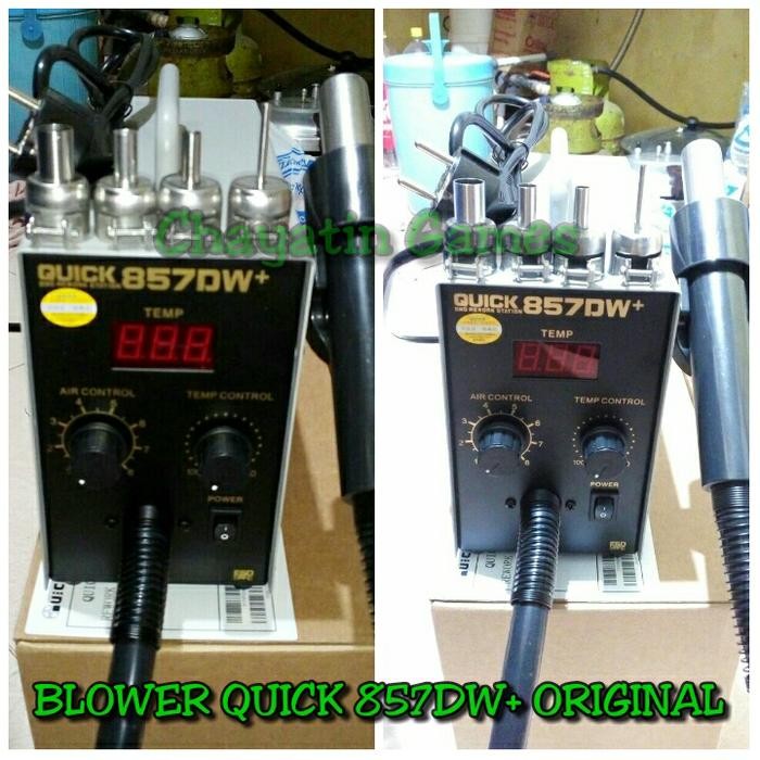 Termurah Blower / Solder Uap Quick 857Dw+ Ori (Digital)
