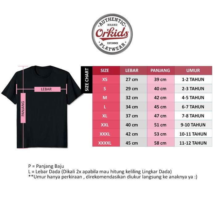 Kidcute- Orkids Baju Kaos Anak Boha Navy