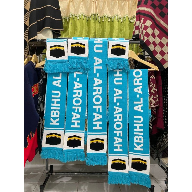 syal umroh custom - syal premium