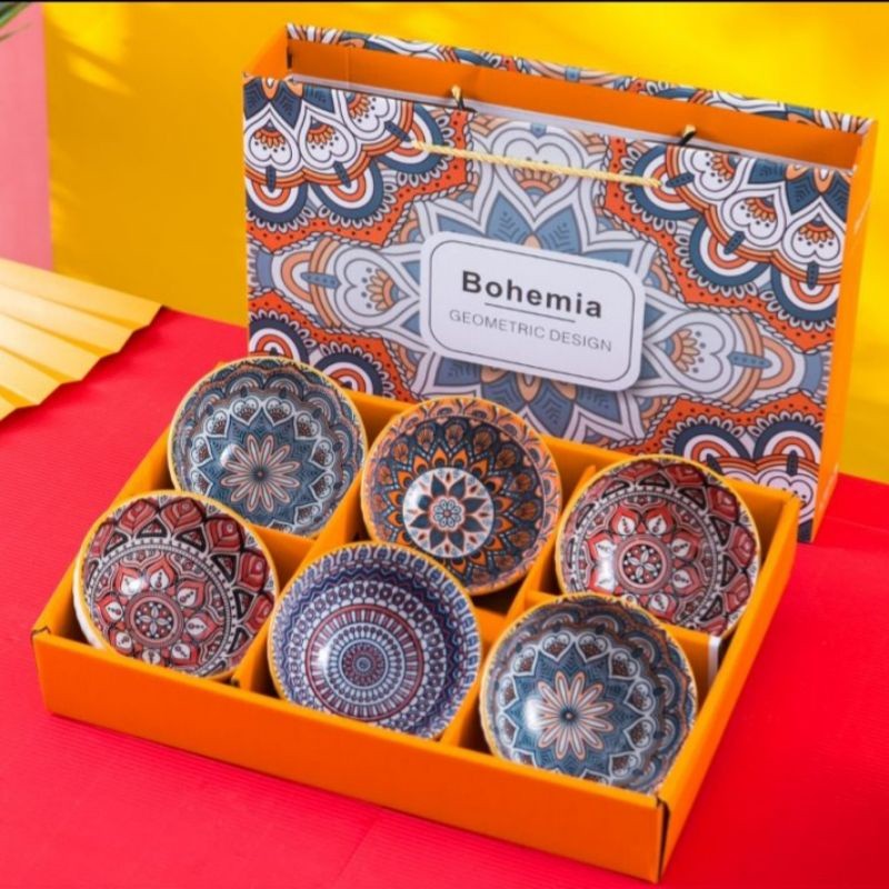 

Hot Product Bisa Instant [ Garansi Pecah ] / Hampers / Parcel Motif Turki Bohemian / Hampers Wedding