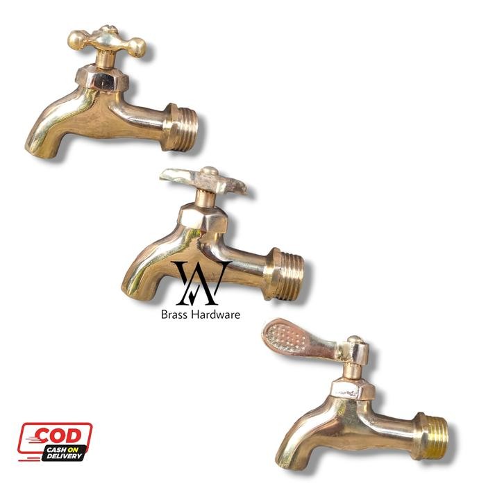 Kran Air Kuningan 1/2 inch Model Klasik 1 pcs