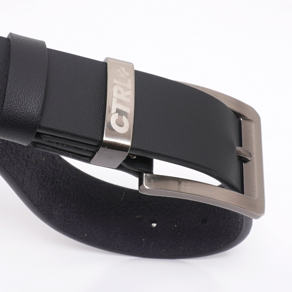 Ikat Pinggang Gesper Pria Kulit PU Fashion Men Belt Panjang 2 Meter CTRL+