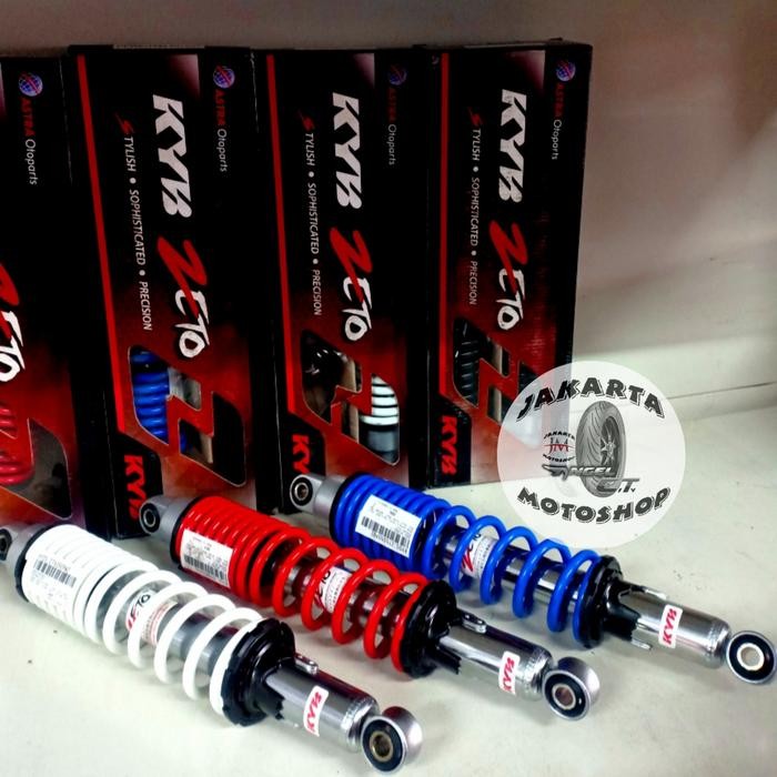 Shock Breaker Honda Supra Revo Kyb Zeto Zt5050-Merah-Biru-Putih-Hitam