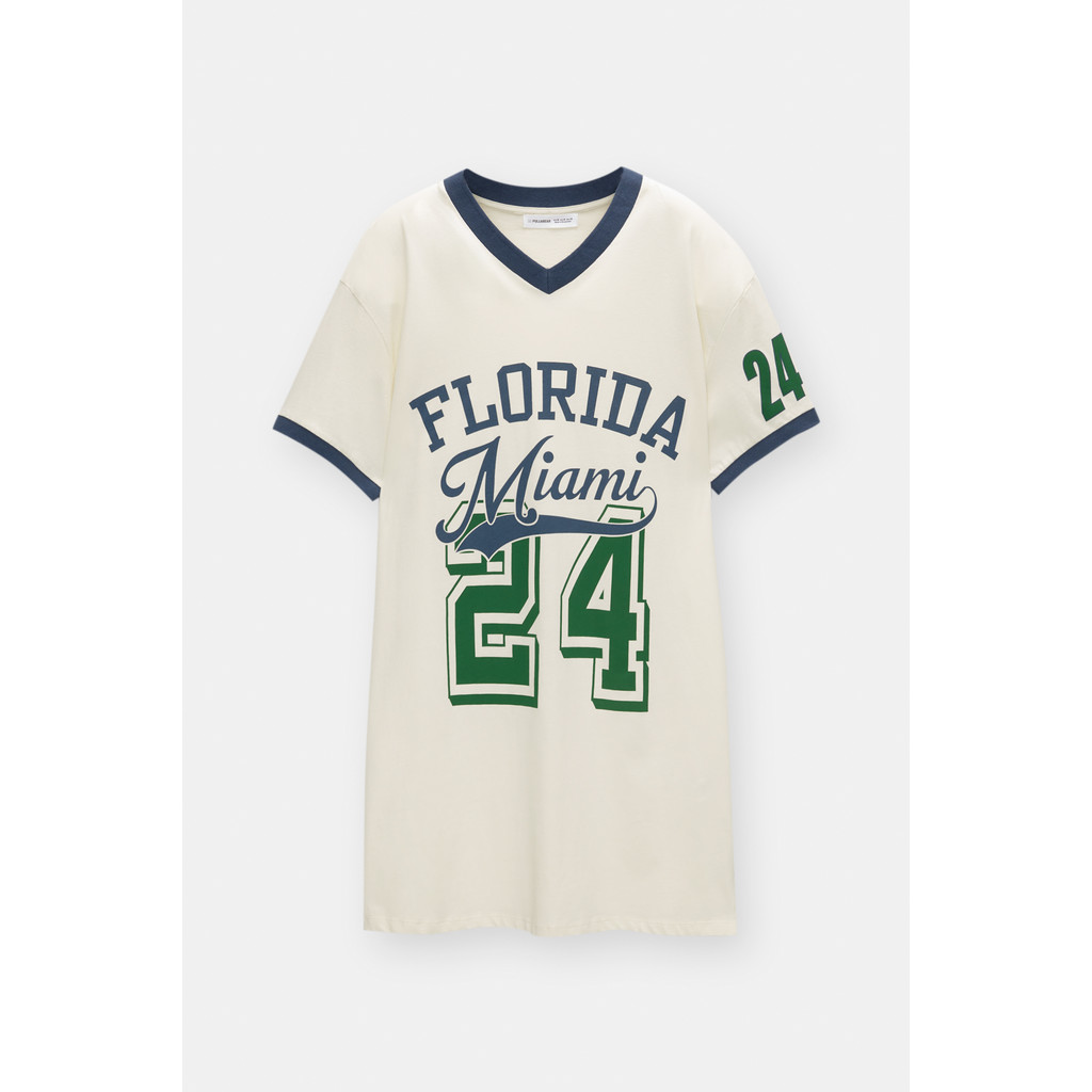 Pull&Bear Florida varsity T-shirt