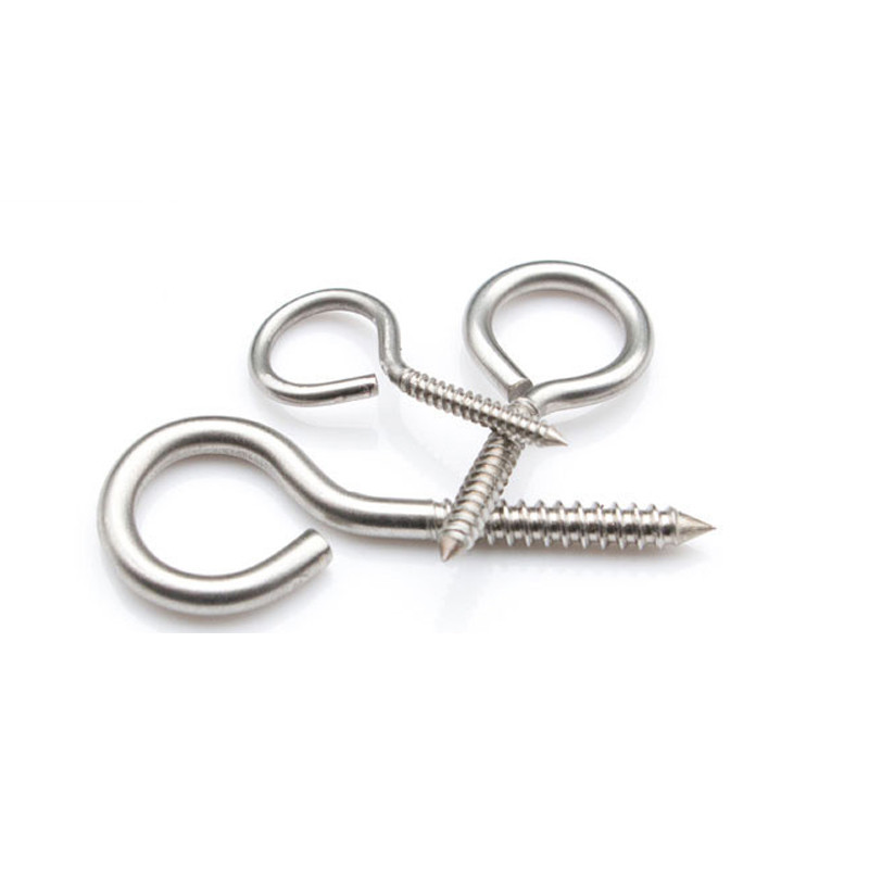 SALE 5pcs M3 M4 M5 Self-tapping Screws Sheep Eye Screw Bolt Ring Hook 304 Stainless Steel