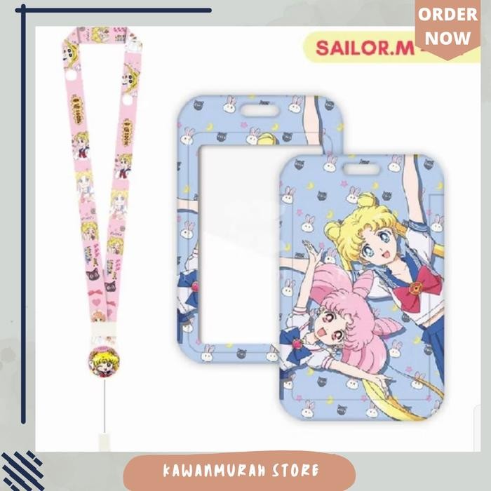 

Nametag Holder Motif Cute Sailormoon / ID Card Sailor Moon Lucu