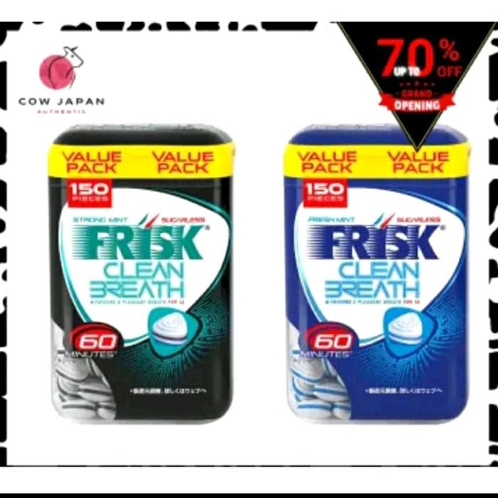 

FRISK CLEAN BREATH Sugarless Permen Anti Nafas Bau for 30 / 60 minutes