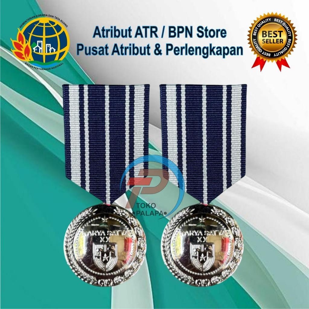 KARYA LENCANA 10 20 30 TAHUN MEDALI