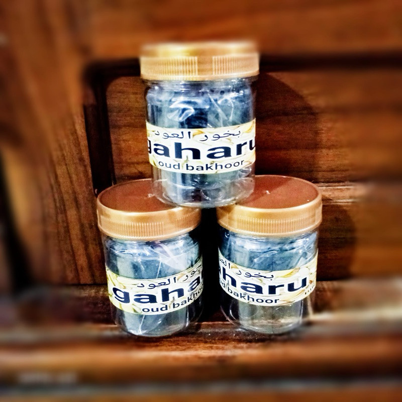 Bukhur Sulaiman / maghribi / gaharu botol 50gr