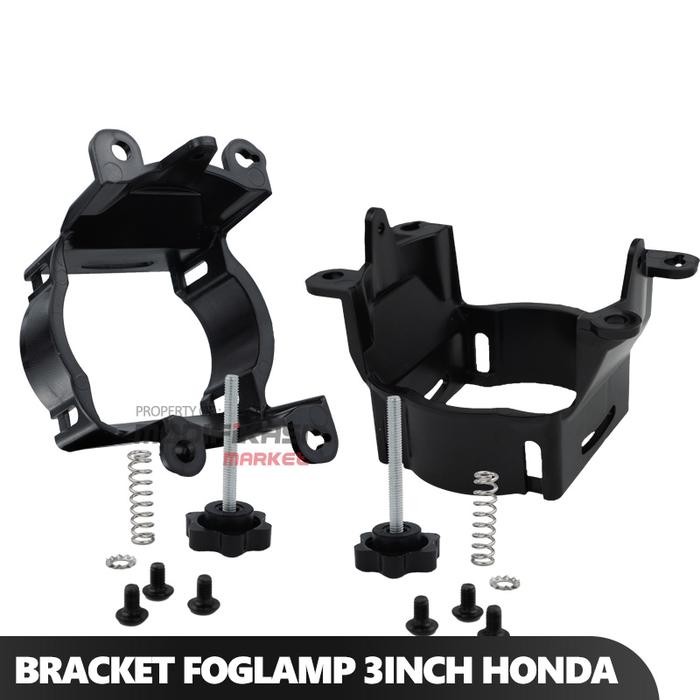 PREMIUM Dudukan Foglamp Honda Universal Bracket Foglamp BILED Honda 3 inch Universal Baut Atur