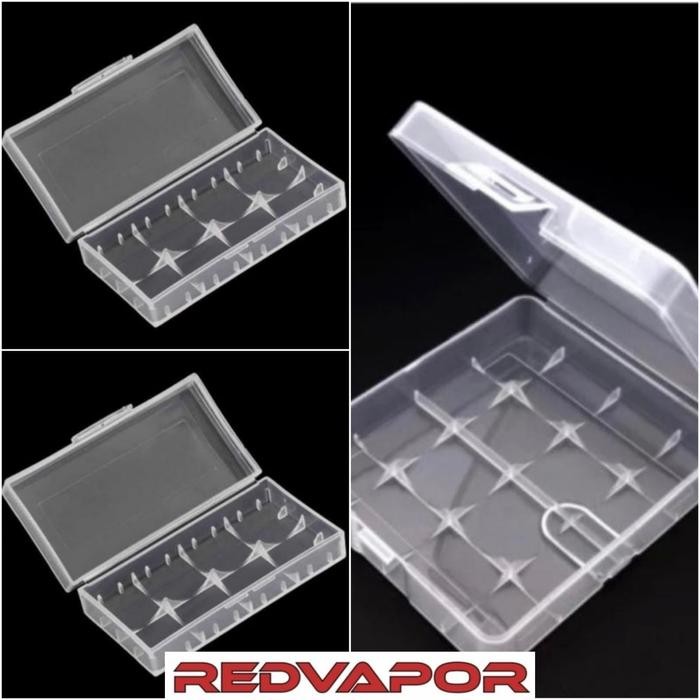 (BestSeries) Case Batre / Kotak Baterai Plastik 18350 18650 21700 2 slot 4 slot