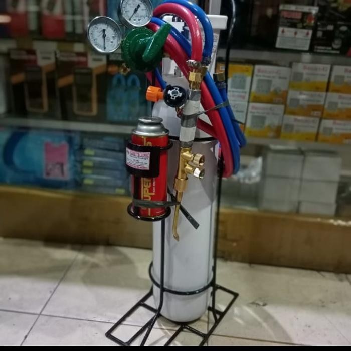 Ready paket alat las oksigen gloortorch dan gas las lengkap