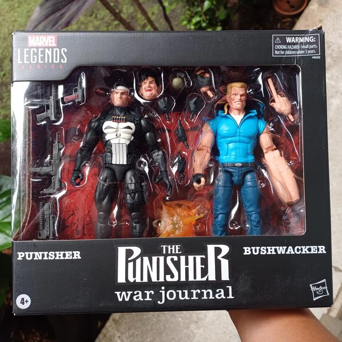 Marvel Legends Punisher vs & Bushwacker 2 pack The Punisher War Journal