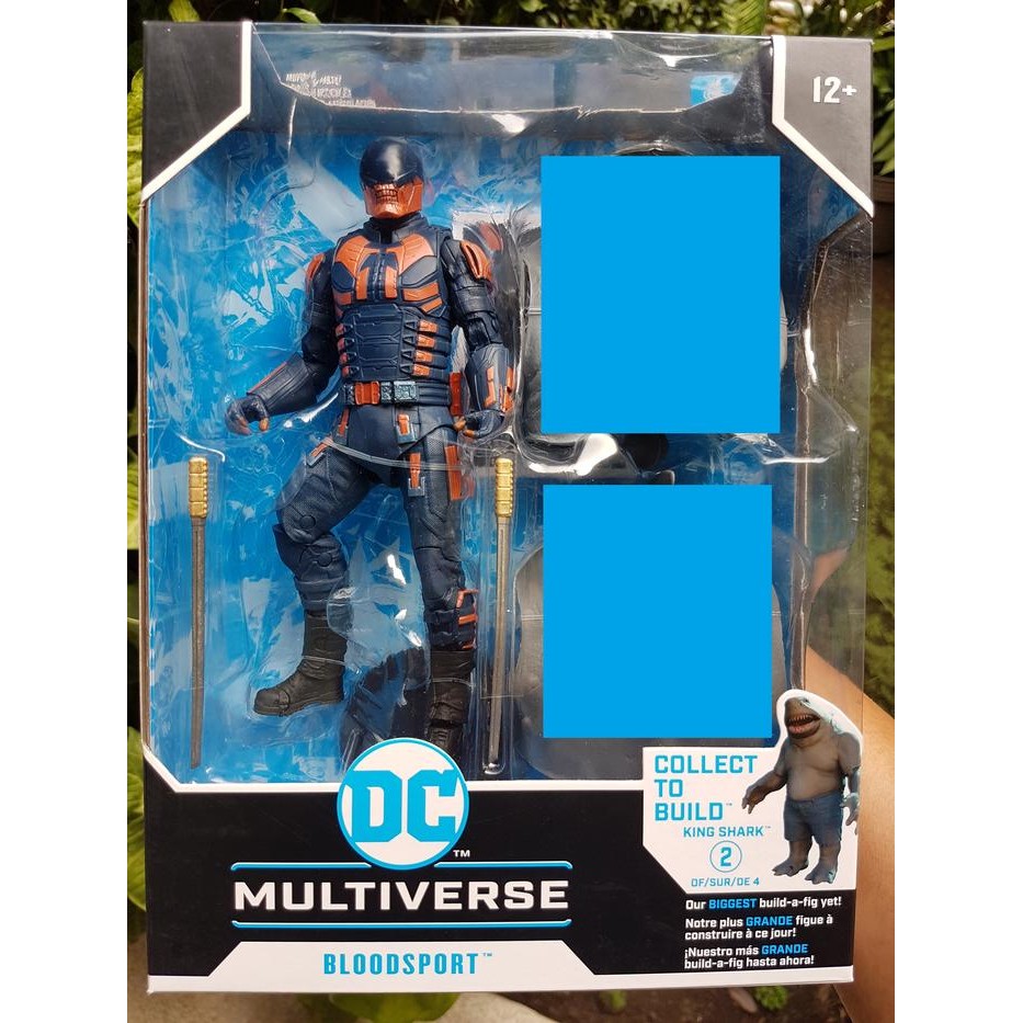 DC Multiverse Bloodsport NO BAF CTB King Shark Suicide Squad McFarlane