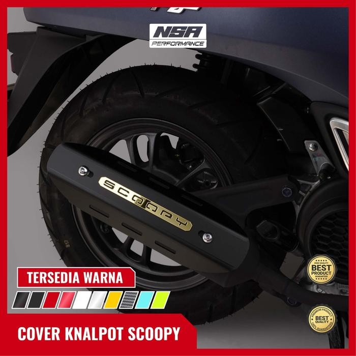 NSA COVER KNALPOT SCOOPY TUTUP KNALPOT ALL HONDA SCOOPY COVER KNALPOT SCOOPY TAMENG KNALPOT SCOOPY