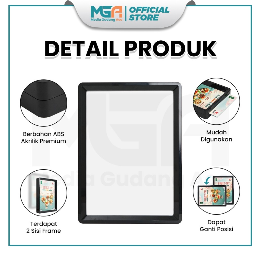 

UHOOSTANDING SN A3 / TEMPAT BROSUR / TENT HOLDER / TENT / AKRILIK DISPLAY MENU