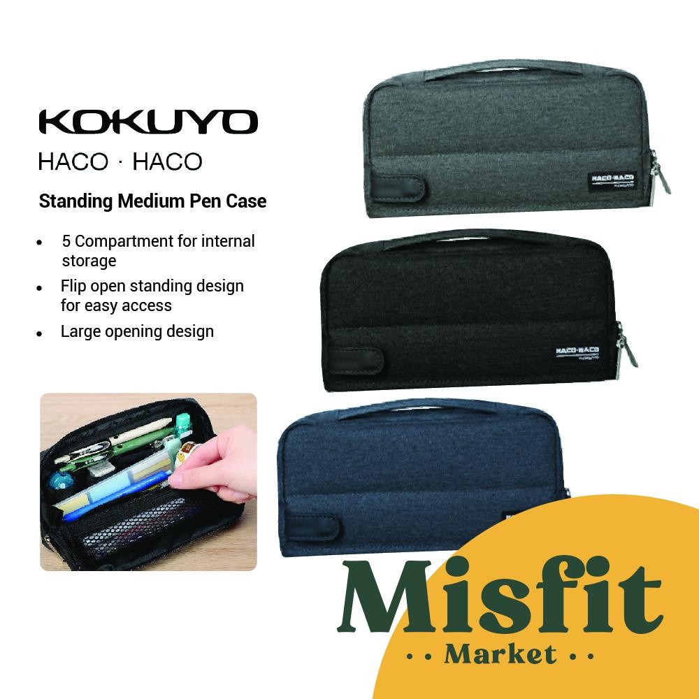 

Kokuyo HACO HACO Standing Medium Pen Case Pencil Storage Tempat K Pensil Tray Jumbo