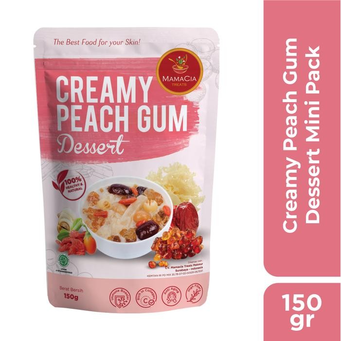 

New Mamacia Treats Paket Creamy Peach Gum Komplit / Tao Jiao / Mini Packk