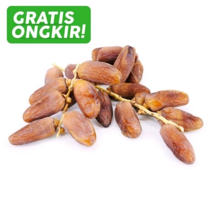 

New Kurma Tunisia Tangkai 1 Kg Palm Frutt Kurma Tunisia Tangkai Food Camilan