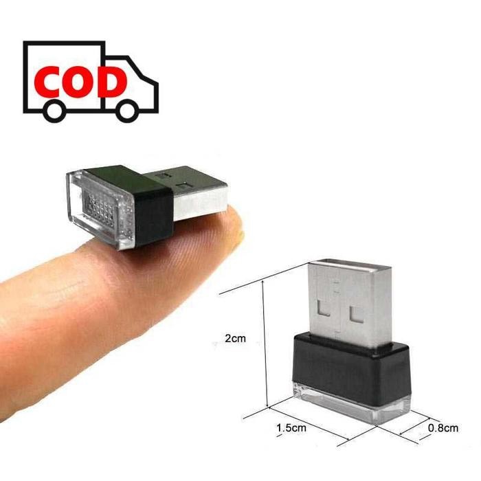 Lampu LED USB Mobil Dekorasi Interior Hiasan Aksess Variasi Motor Mobil *
