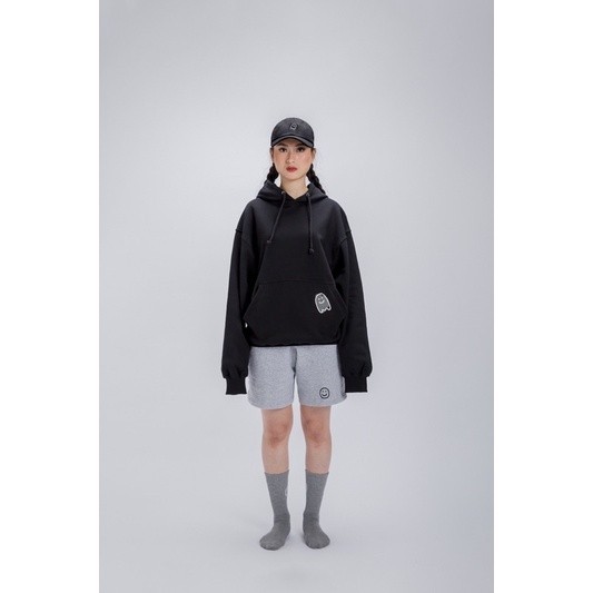 PROMO.. FAITH FADE CHILDHOOD MEMORIES - SMILEY GHOSTEY SMALL HOODIE (BLACK)