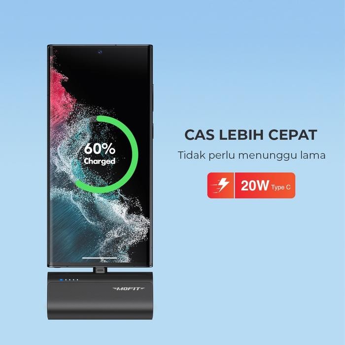 Terbaru.. Powerbank Mofit Portable Mini 5000Mah Pd 20 Watt + Quick Charge 3.0