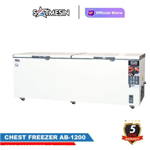 SendToday- Gea Ab-1200Tx Chest Freezer /Freezer Box Ab-1200 Tx Ab 1200 Tx Murah