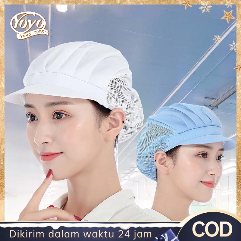 Topi Chef Koki Topi Masak Topi Kitchen Hitam Topi Chef Putih Porositas Topi Chef Jaring