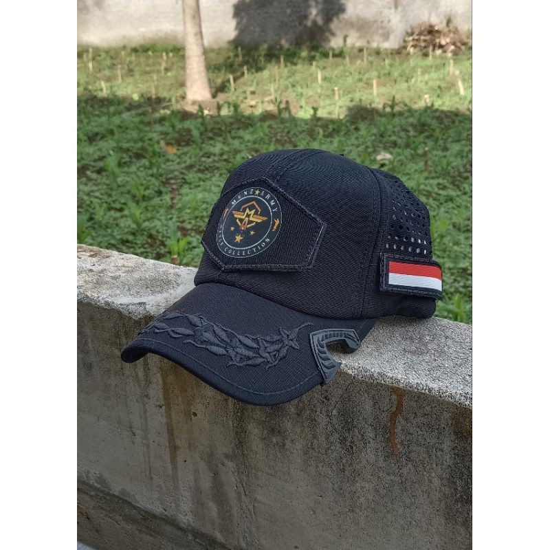 topi pamen costum logo satuan/topi pati costum logo satuan