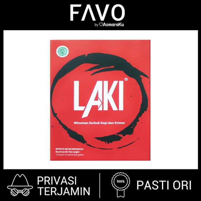 terjaminDiKita- Laki Kopi Coffee for Men - 5 Sachets