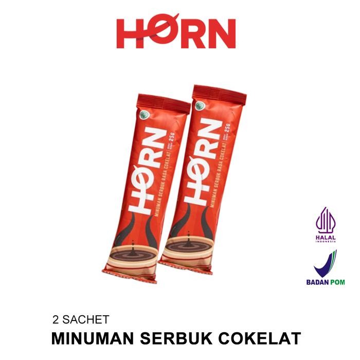 terjaminDiKita- HORN by Dr. Boyke Cokelat 2 Sachet Coklat Horn Minuman Serbuk Penambah Stamina Horn